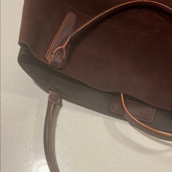 Coach Rich Burgundy Suede Tote - reasonable offers considered - Picture 6 of 9